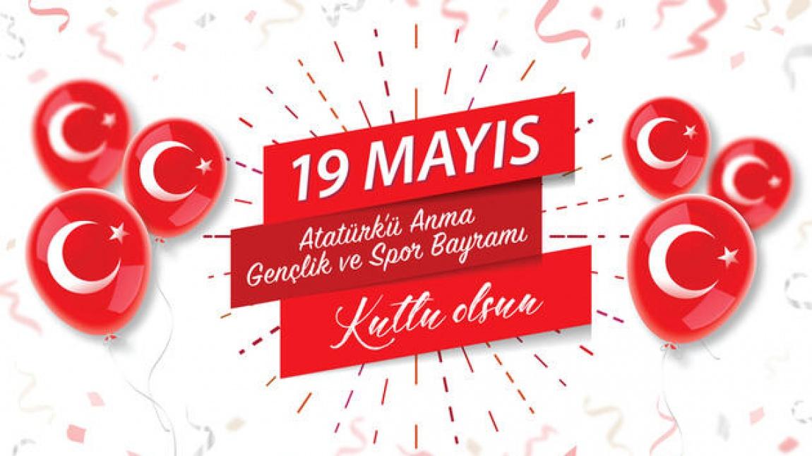 19 Mayıs Atatürk'ü Anma Gençlik ve Spor Bayramı Çelenk Sunma Töreni